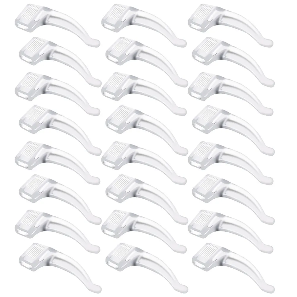 

50Pairs Eyeglass Holders Silicone Non-Slip Ear Hooks Comfortable Lightweight Glasses Ear Grips for Running Riding Climbing Daily