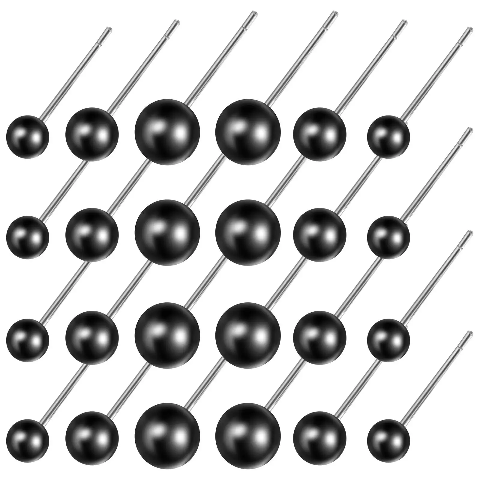 300 Pcs Glass Eyes Needle Felting Plastic for Crochet Baby Craft Black Crafts