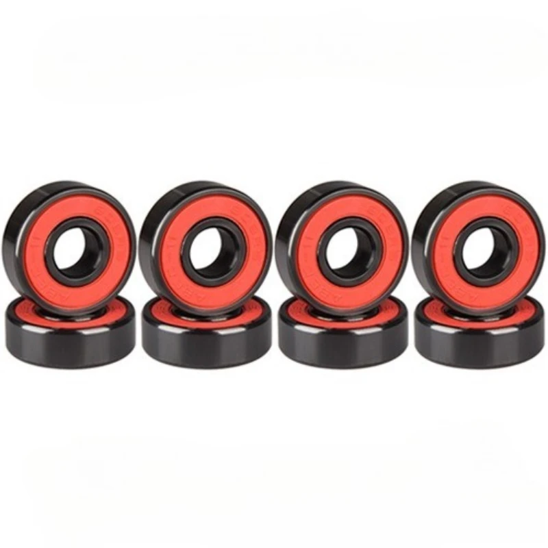 

8pcs 608 2RS Hybrid Ceramic Ball Bearing 8*22*7mm ABEC-11 High Speed Roller Skate Skateboard Wheel Miniature Longboard Bearings