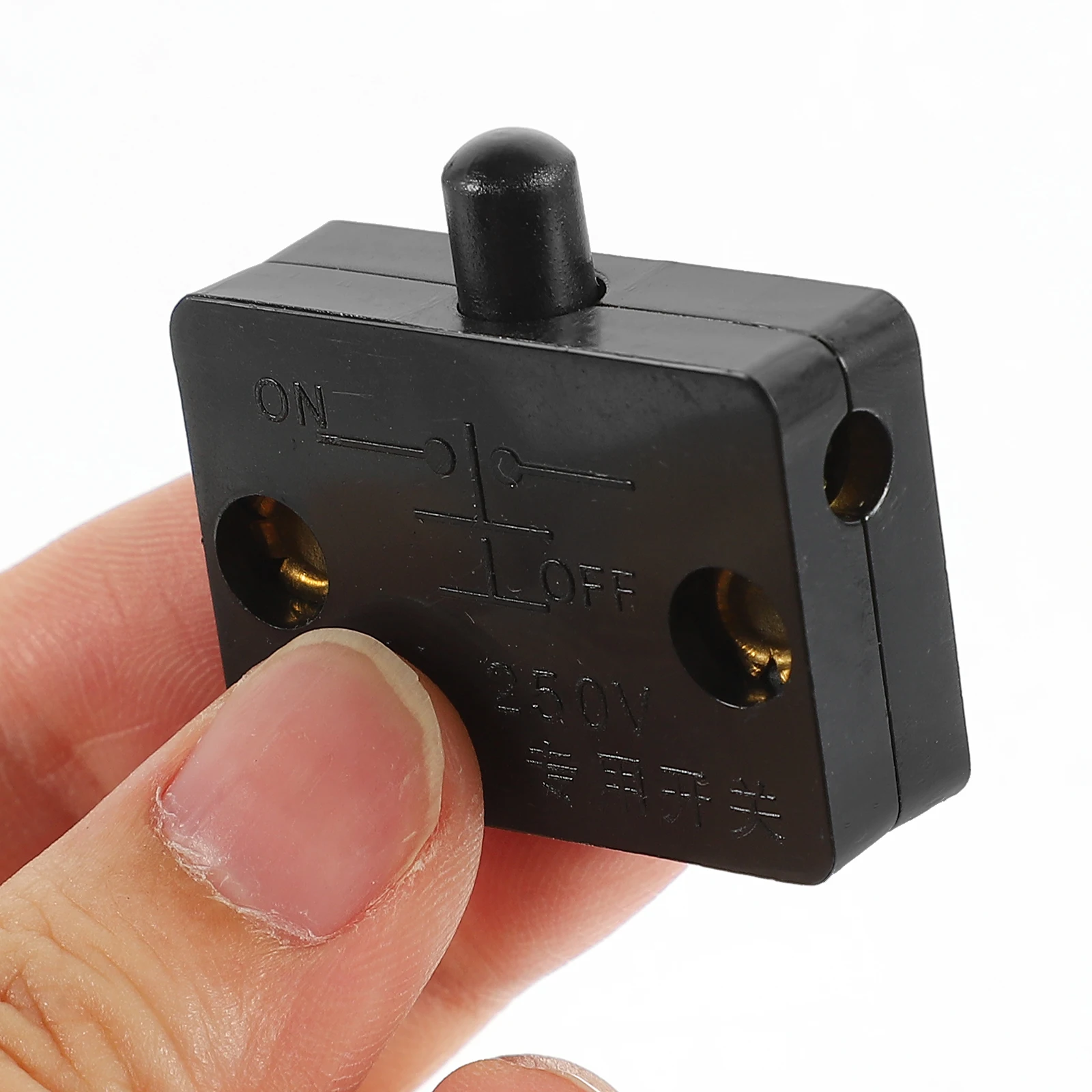 

8 Pieces Cabinet Door Light Switch 1A 250V Push Button Closet Lamp On Off 16 Screws Automatic Wardrobe Lighting Fixtures
