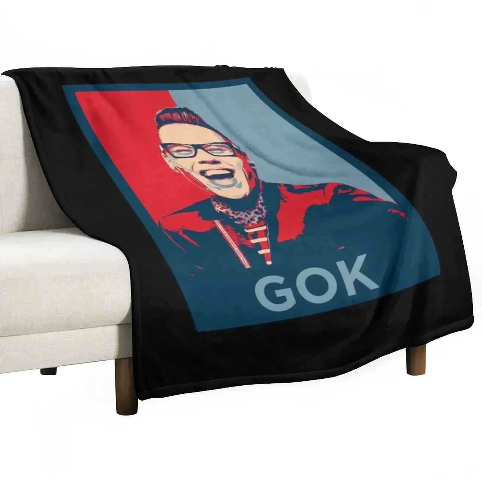 gok wan Throw Blanket blankets and throws Decorative Sofa Blankets