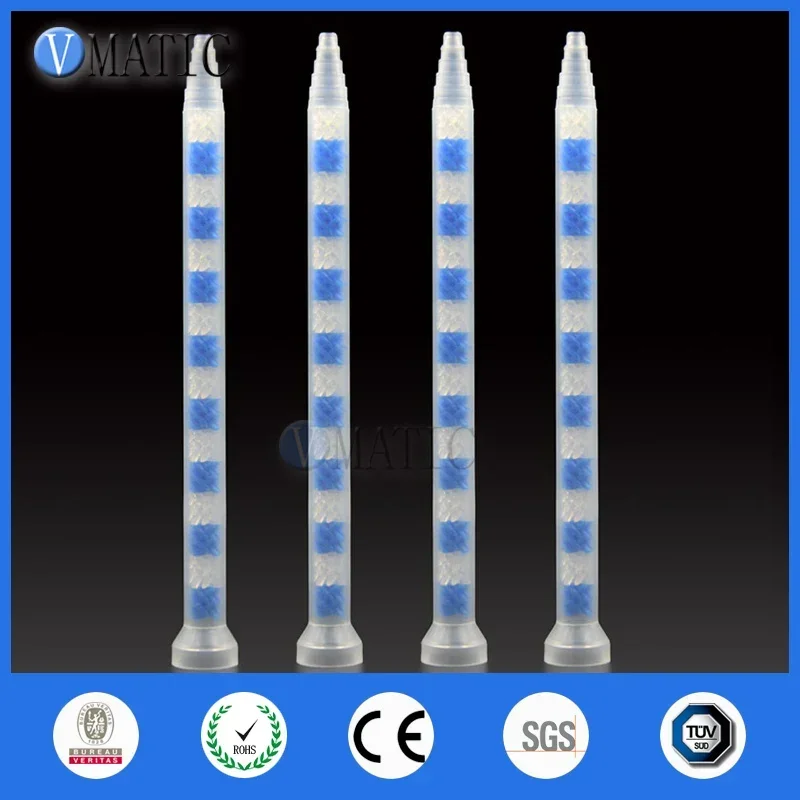 Free Shipping 10pcs GSM9-16 All Purpose Use Glue Dispensing Plastic Static Mixer Nozzle AB Adhesive Mix Tube