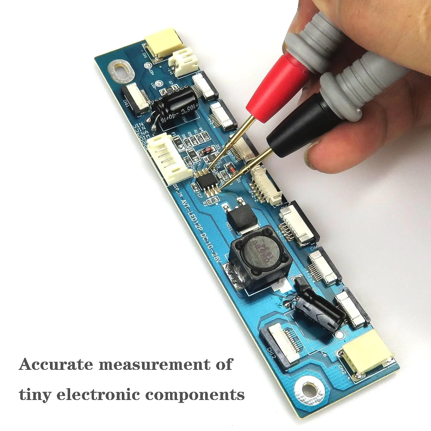 1000V 20A Multimeter Test Leads Probes Banana Plug, 24K Gold Digital Multimeter Probes Electrical Test Probe for most Multimeter