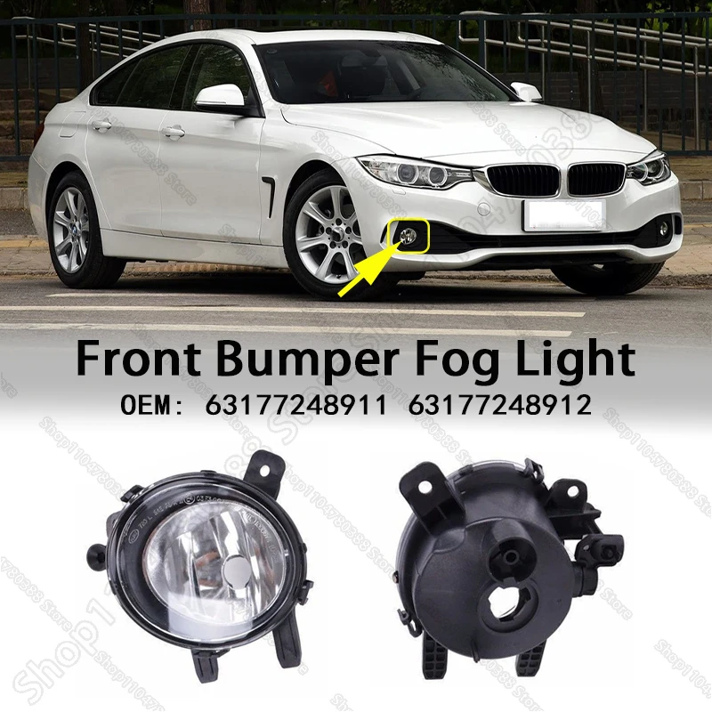 

Fog Light Housings For 2012-2019 BMW 228i 230i 320i 328i 330i 335i 340i 428i 430i 435i 440i M235i M240i 63177248911 63177248912