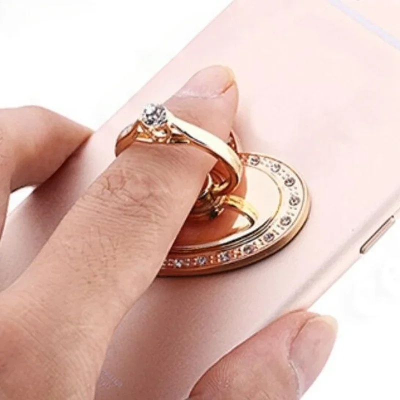 Heart-shaped Diamond Mobile Phone Holder  Phone Ring Holder Accessories