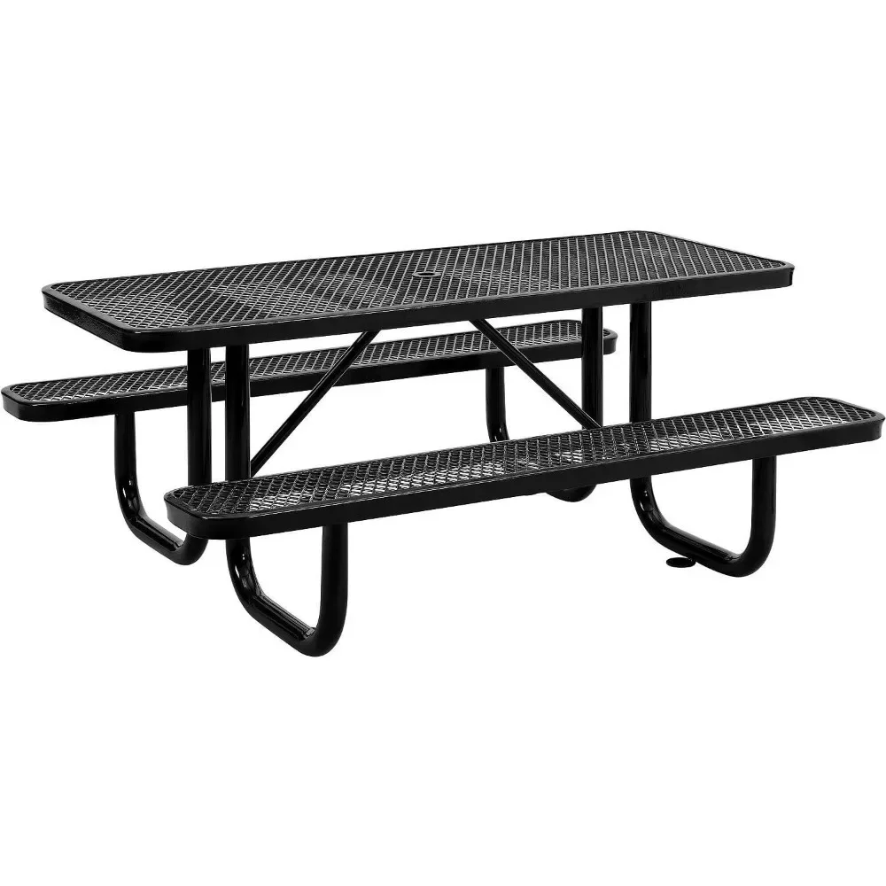 

Expanded Metal Rectangular Picnic Table