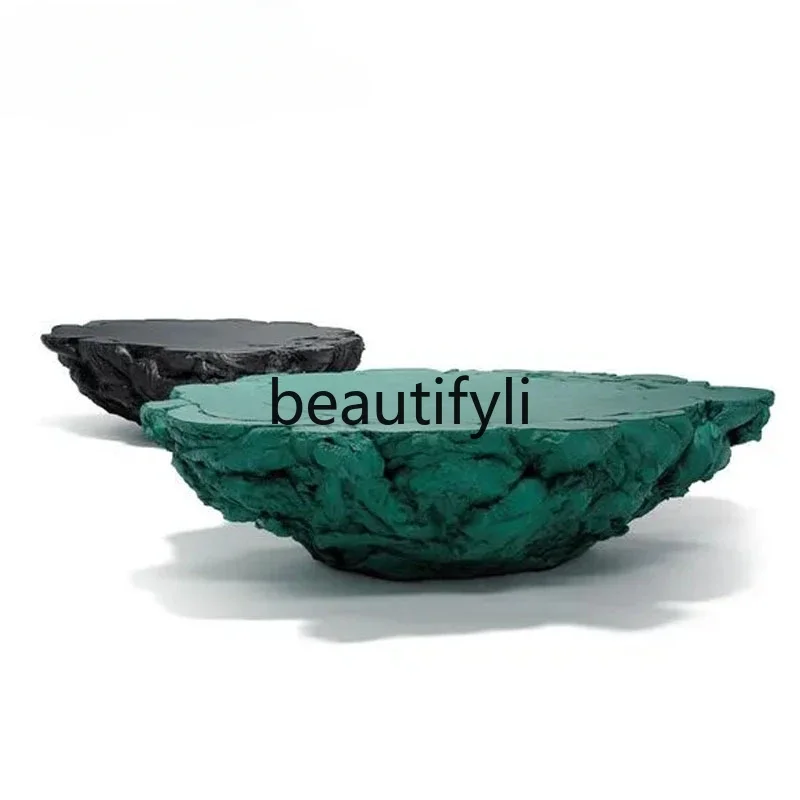 

SS Personalized special-shaped imitation rock coffee table living room sofa creative fiberglass