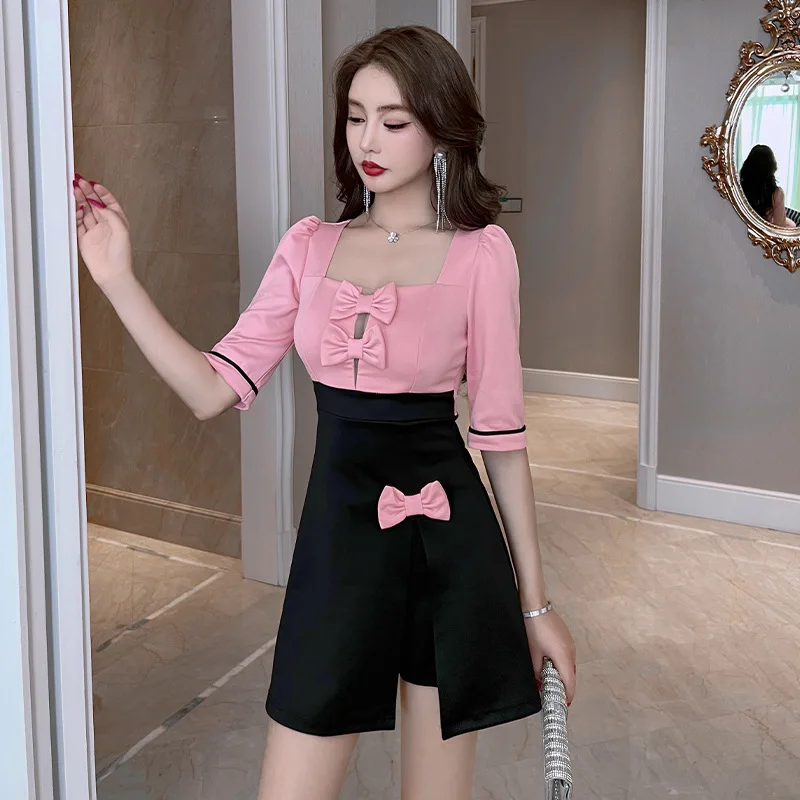 Woman Work Clothes Suit Hotel Waiter Beauty Salon Spa Massage Nail Cafe Sexy Foot Bath Sauna Technician Overall Skirt Uniform