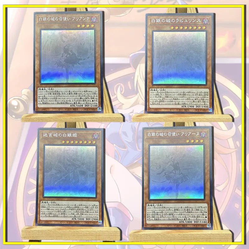 Yu-Gi-Oh Flashblade Hime Silver City Royal trzy rodzie DIY domowy zestaw kart flash chłopiec kolekcja zabawek prezenty urodzinowe