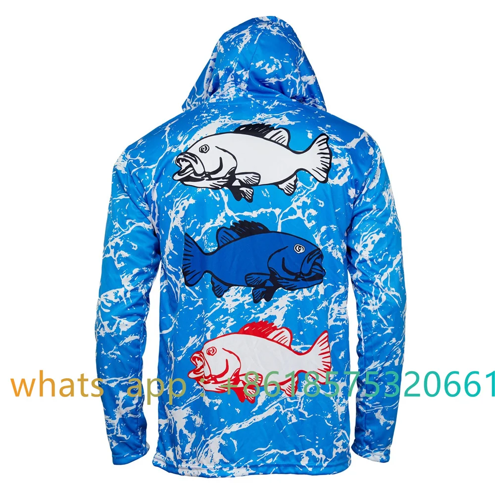 

Летние рубашки для рыбалки, мужская одежда для рыбалки с длинными рукавами, с капюшоном, защита от ультрафиолета и солнца, дышащие быстросохнущие рубашки для рыбалки, защита от ультрафиолета