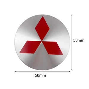 Rad Hub Cap -Aufkleber, Auto Reifendeckel, Mitsubishi Ralliart, Lancer, Wettbewerb, Outlander, Asx, Airtrek, 56 mm, 4pcs 9 Hauptverkaufszubehör Mitsubishi Airtrek - №2