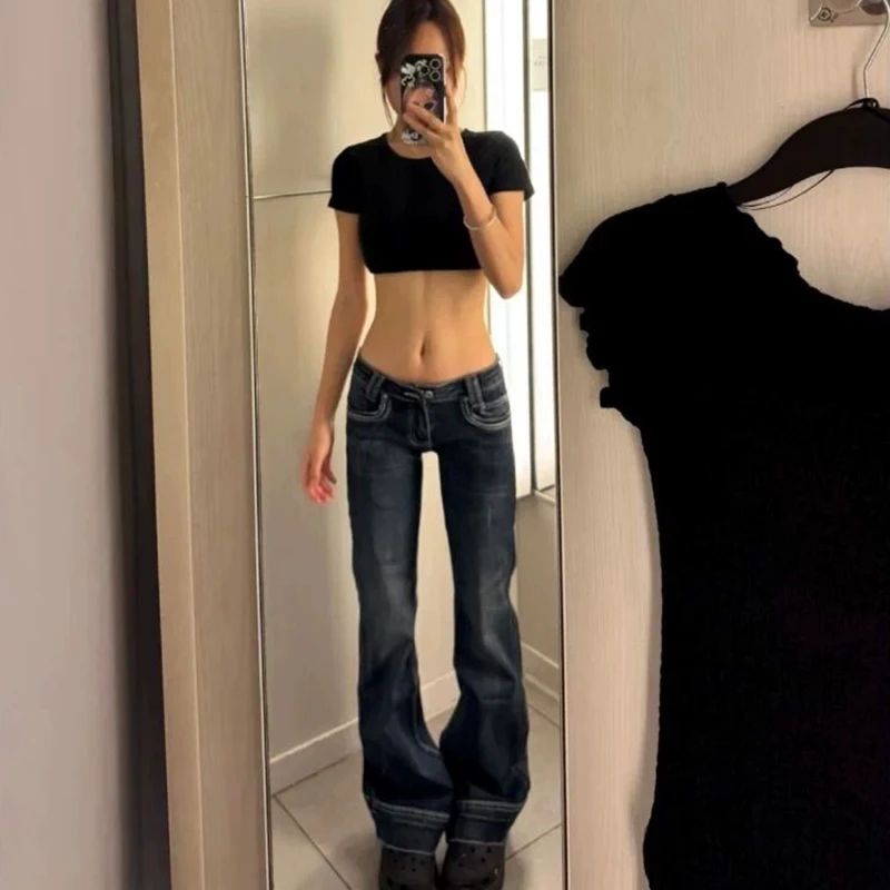 Retro Fleece Lined Skinny Jeans Women High Waist Zipper Cotton Stretch Denim Bootcut Pants Warm Autumn Winter Slimming High Rise