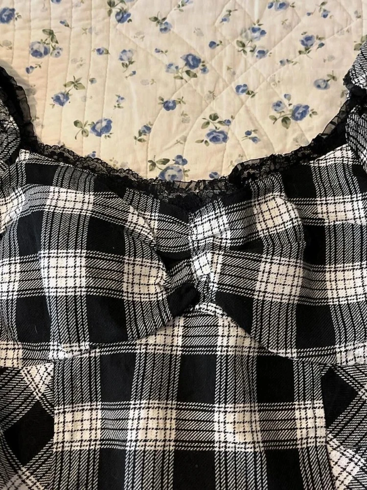 فستان نسائي صيفي بتصميم كلاسيكي أمريكي على طراز Preppy ياباني كاواي حلو لوليتا تصميم للحفلات فستان قصير أنيق ملابس نسائية
