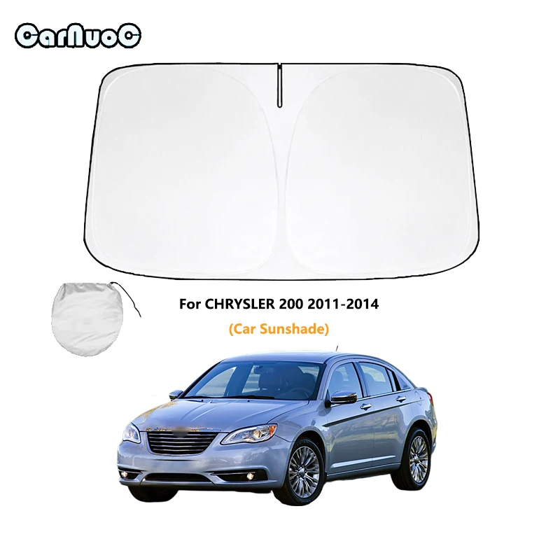 

For CHRYSLER 200 2011-2014 Car Sunshade Sun Shade Front Rear Window Film Windshield Visor Cover UV Protect Reflector