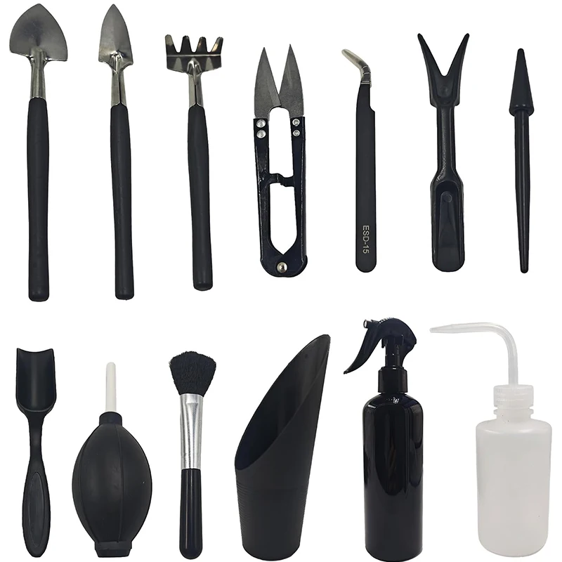 13Pcs Succulent Tools Set Garden Tool Kit Transplanting Tools For Succulent Care Miniature Gardening Plant Watering Houseplant
