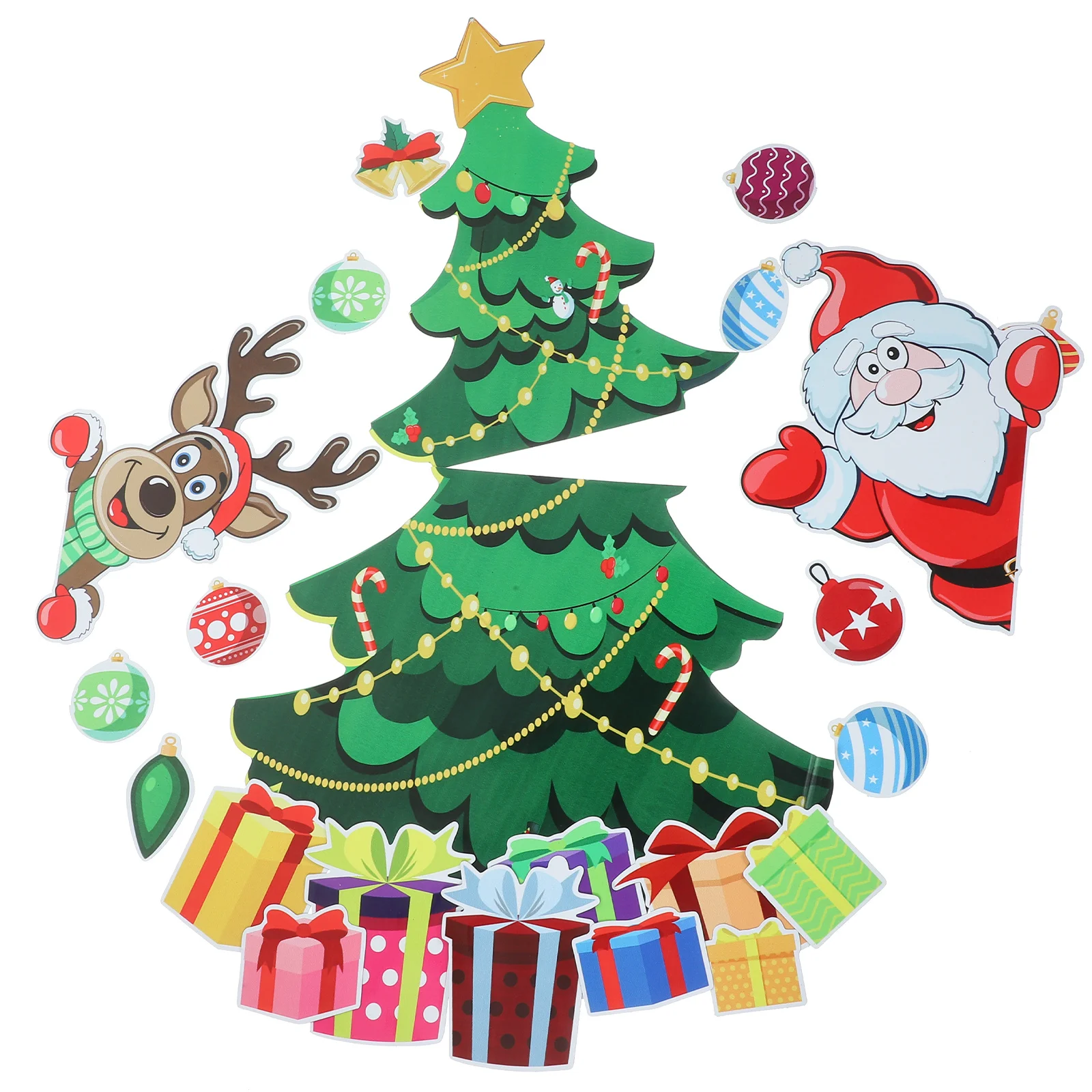 

Festive Christmas Tree Fridge Magnet Magnetic Backing for Kitchen Refrigerator Garage Door Metal Surface Decor Xmas