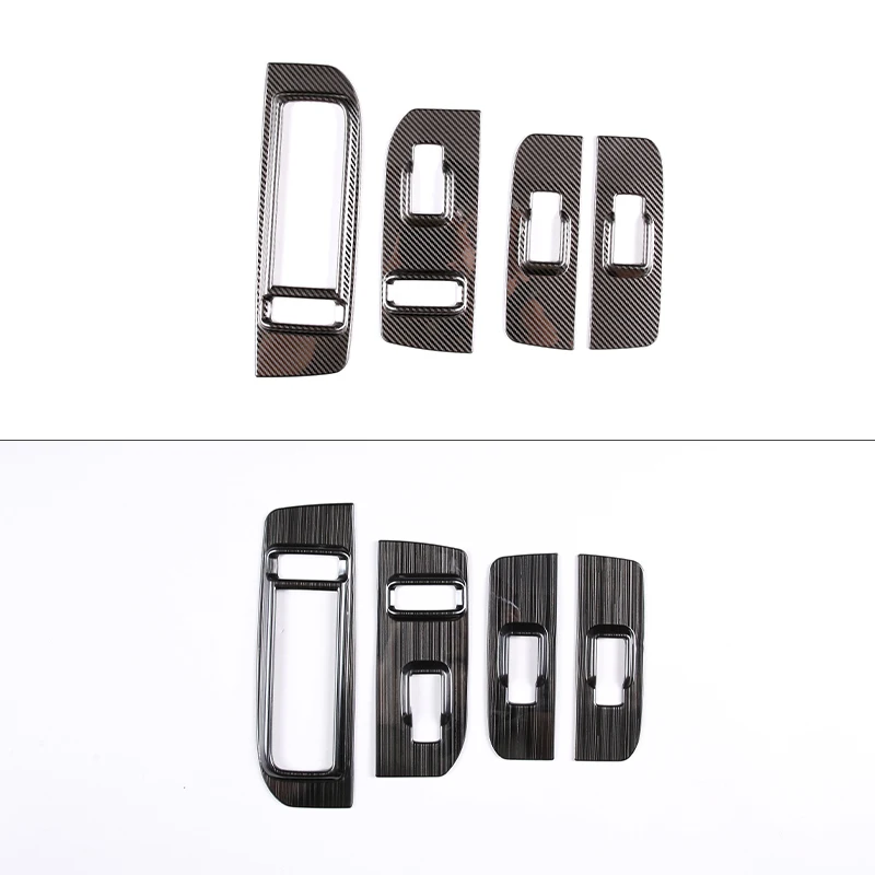 Stainless Steel For Hummer H3 2005-2007 Accessories Interior Car Door Armrest Window Glass Lift Switch Frame Stickers Trim