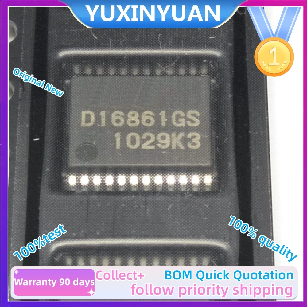 1PCS D16861 D16861GS SSOP caric YUXINYUAN EN STOCK