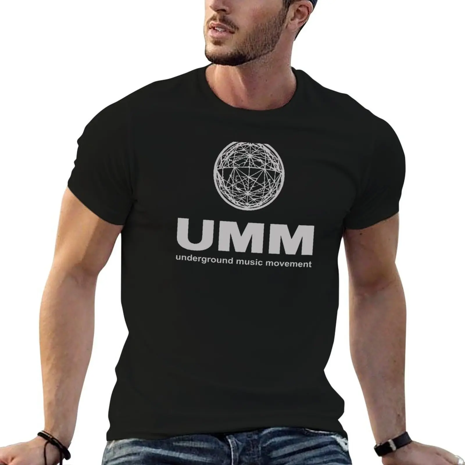 

UMM T-Shirt cotton t shirts man 100% anime t shirts oversize T-Shirt
