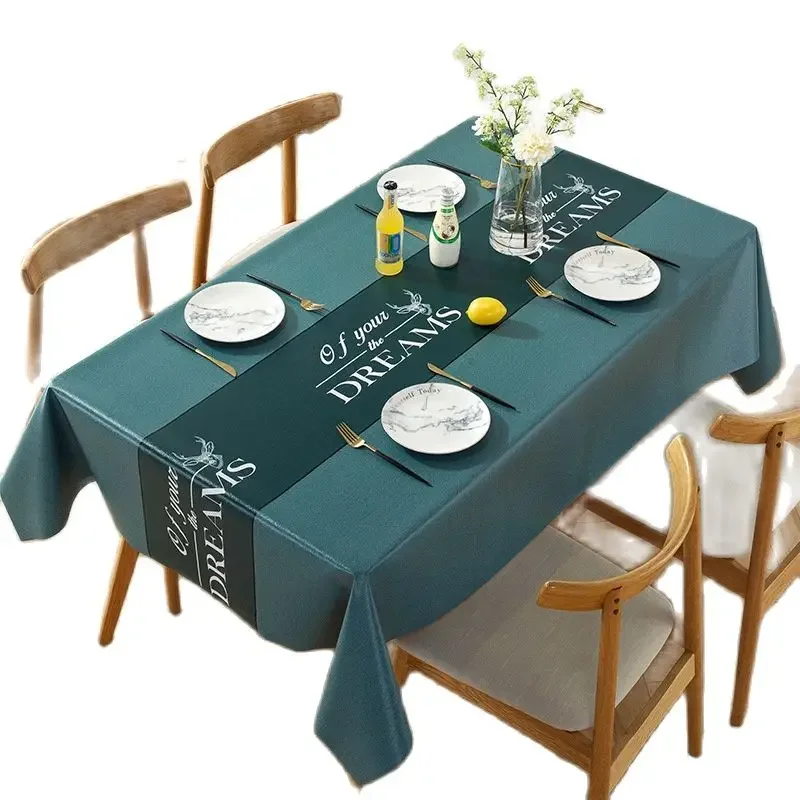 Modern Style Tablecloth Polyester Fiber Rectangular Kitchen Table Cover Home Party Wedding Decor Nappe De Table