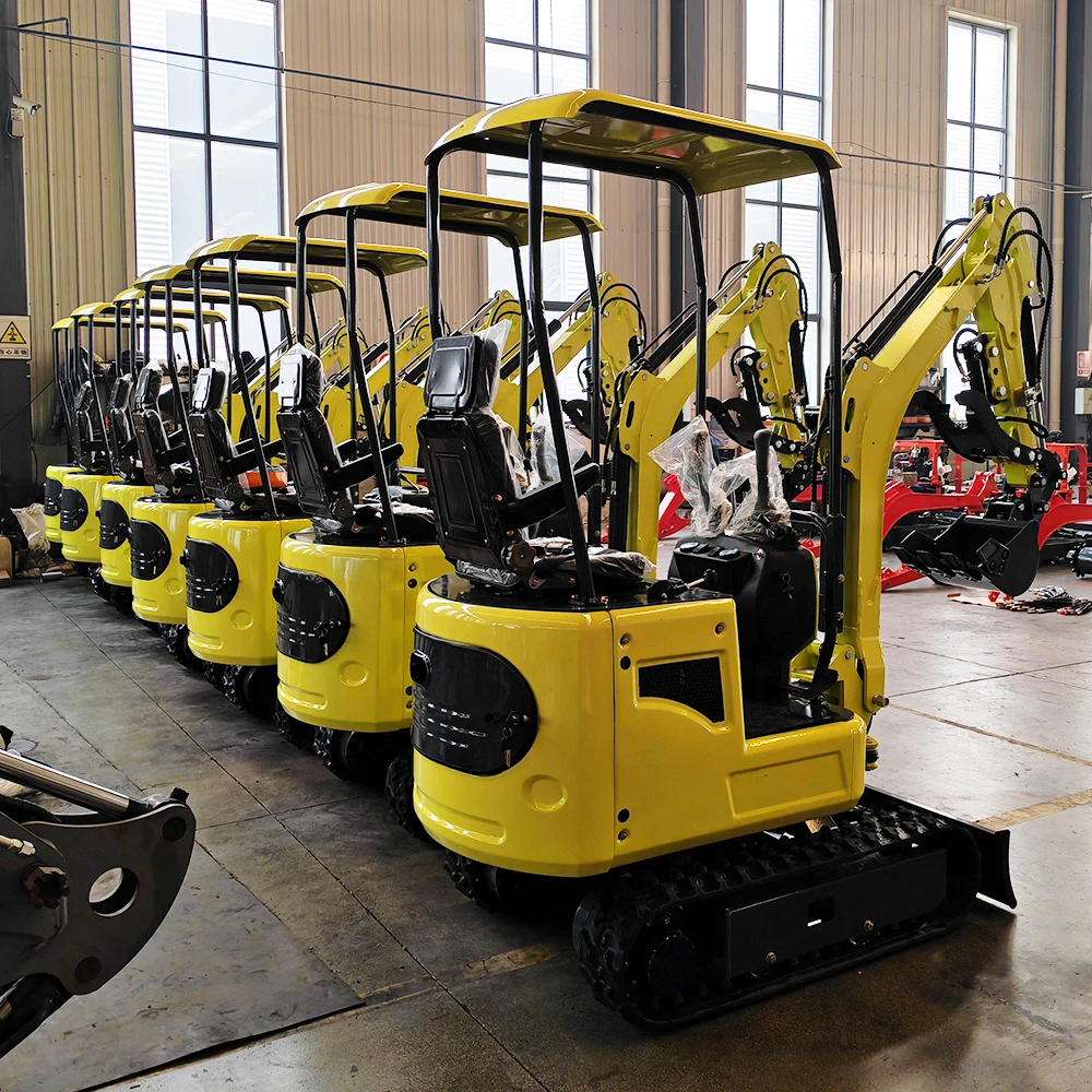 1 Ton Small Excavator, CE Approved & Customizable | Factory Direct Shipping, Low Maintenance & High Performance