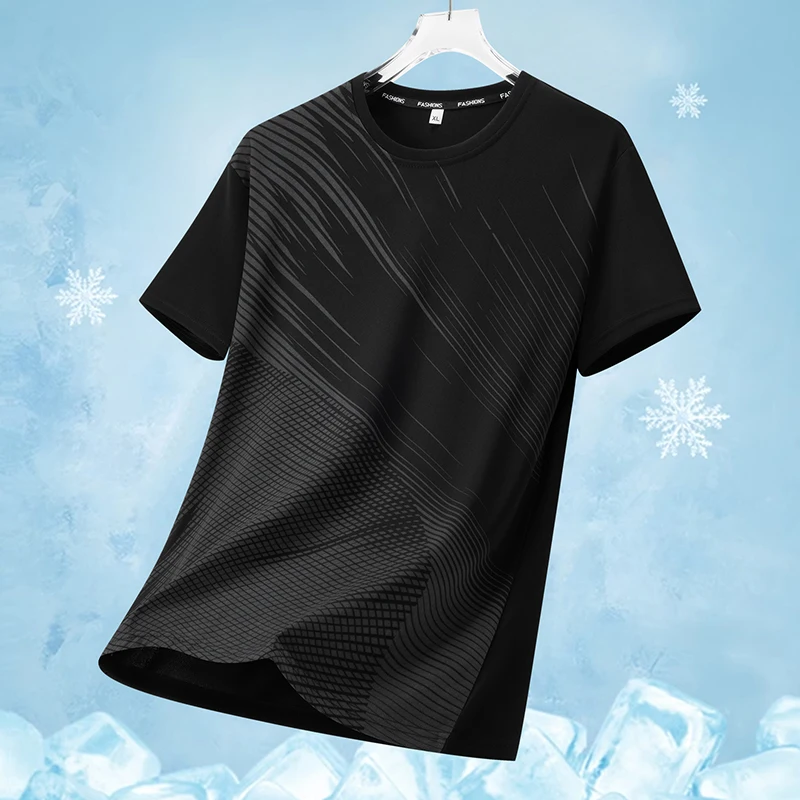 Men's T-Shirt for Summer Casual Oversized Loose T-Shirt Fashionable Running Sportswear Graphic T Shirts Fashion Streetwear Tee