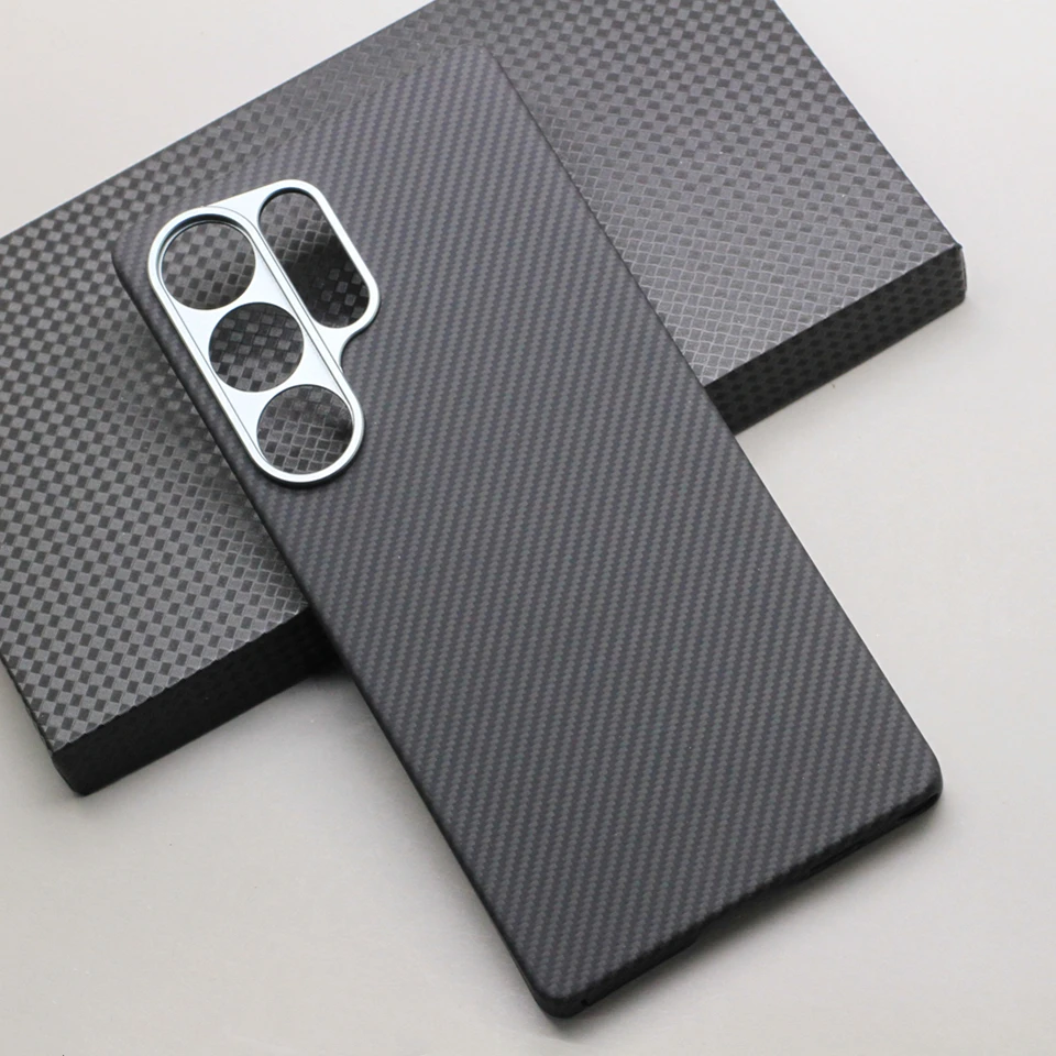 Carbon Fiber Phone Case for Samsung Galaxy S26 S25 Ultra S26 plus 100% Aramid Fiber Magnetic Magsafe Cover Kevlar phone Case