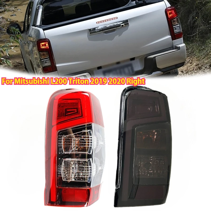 

Right Car LED Rear Tail Light with Bulb & Wiring Harness for Mitsubishi L200 Triton 2019 2020 Turn Signal Warning Light