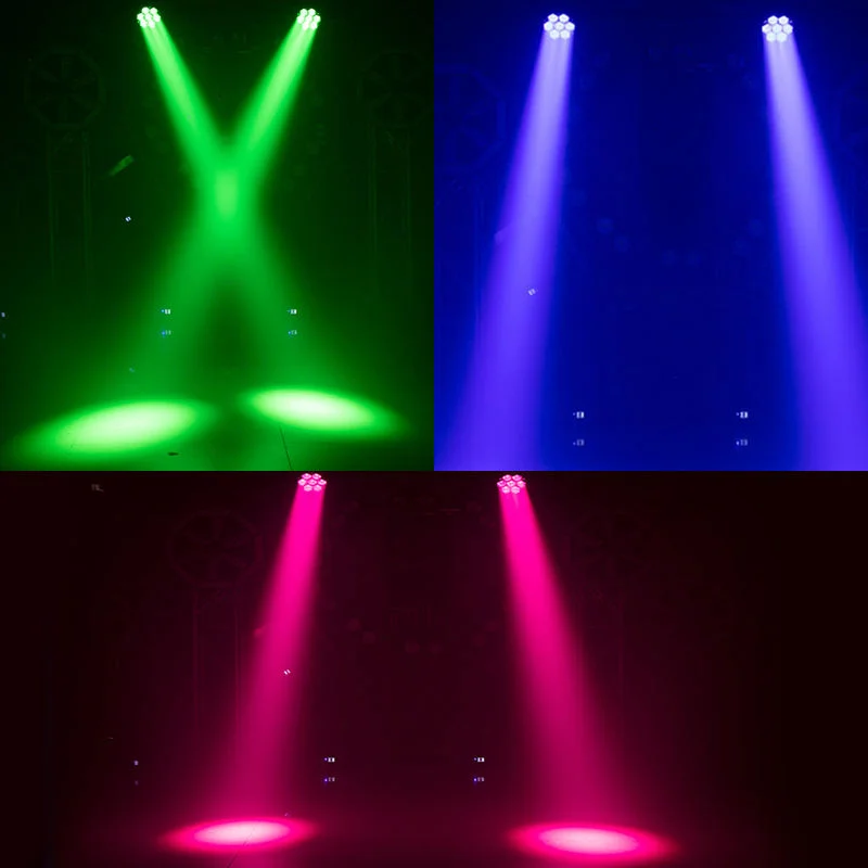 7x40W Zoom Wash LED light with LED Strip effect Disco DJ Party light Club Bar Wedding dmx512 LED moving head light stage show
