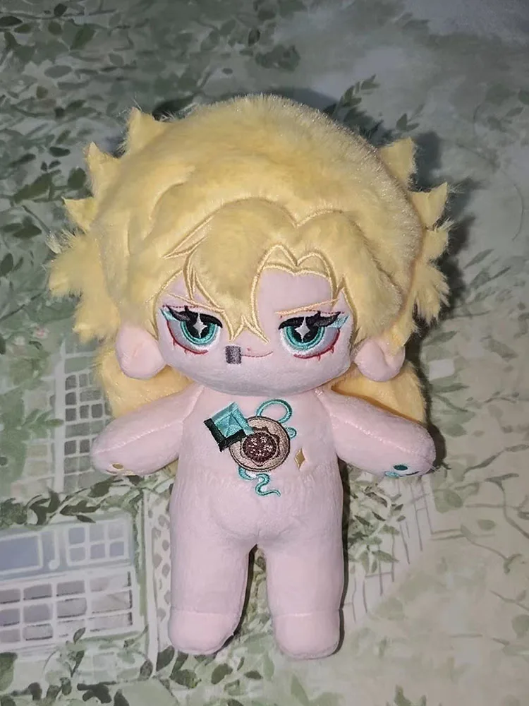 JoJo Bizarre Adventure Dio Brando Stuffed 20cm Cotton Doll Cute Dress Up Plush Toys for Adults and Children to Collect as Gifts