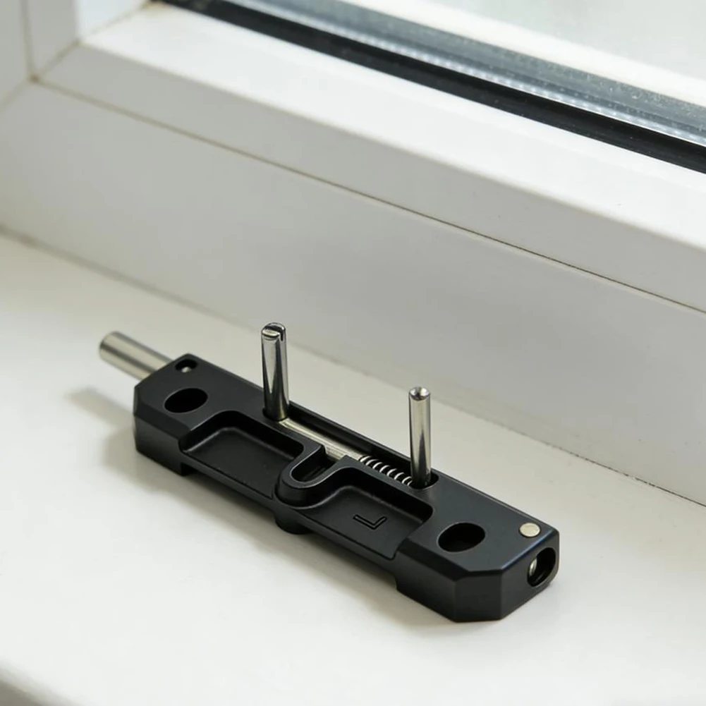 

Защелка для промышленных дверей, черная, с серебристым отливом, правая, скрытого монтажа, из цинкового сплава, простая установка с помощью отвертки, никелированная отделка