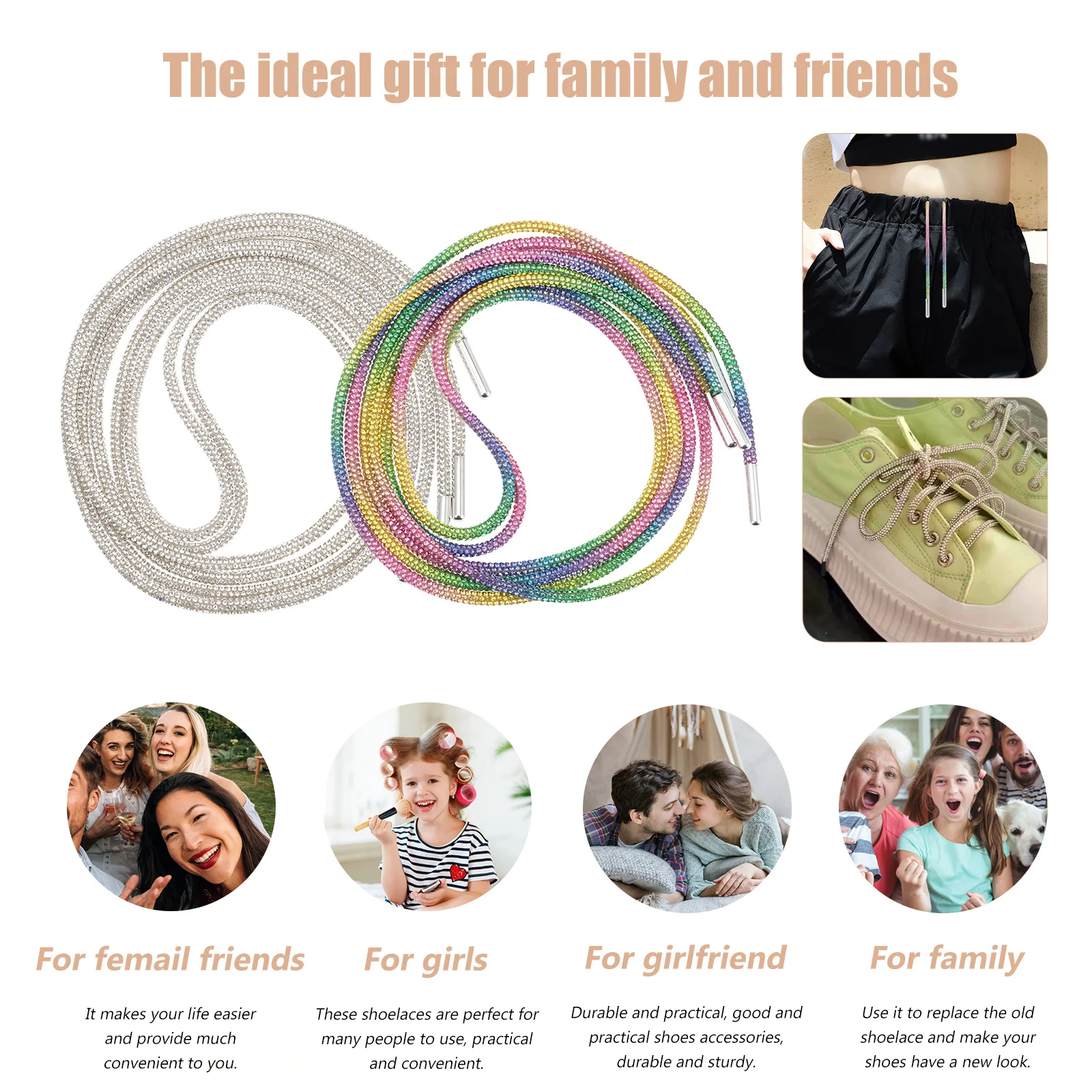 

Rhinestone Shoe Laces Glitter Shoelaces For Sneakers Reflective Sports Shoelaces Fashion Canvas Shoes Accessories