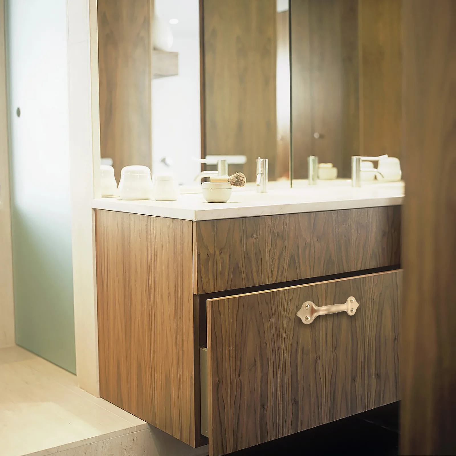 

Brass Handle Cabinet Knobs for Drawers Sliding Doors Furniture Accessories Golden Handles Durable Smooth Surface Easy