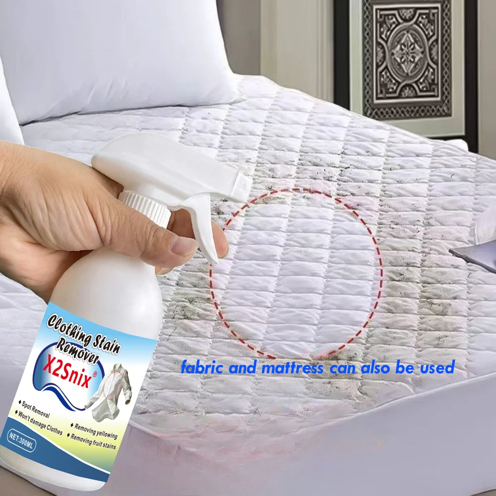 Clothing Mold Remover Spray, Quickly Remove Stains, Mildew Cleaning Agent, Suitable for Clothing, Carpets, Curtains, Fabric Sofa