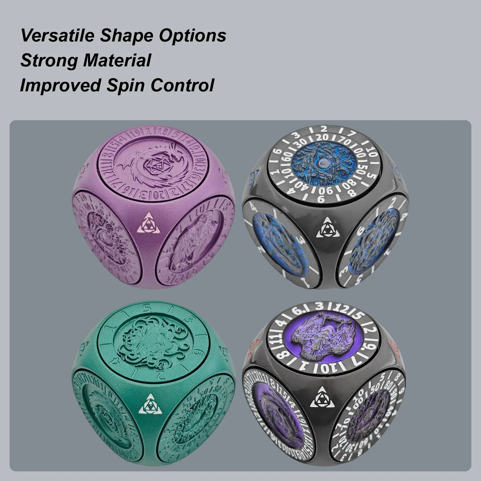 

Игровые кости 7-в-1, стандартные игровые кости, вращающаяся игрушка с геометрическим рисунком для настольных путешествий, детей, семейных пар, классных сборов, подростков