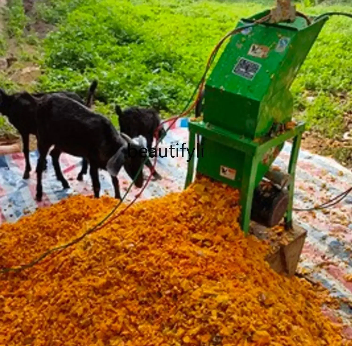 TTT New arrive Grass Cutter Small Household 220v Multifunctional Feed Cutting Grass Crusher