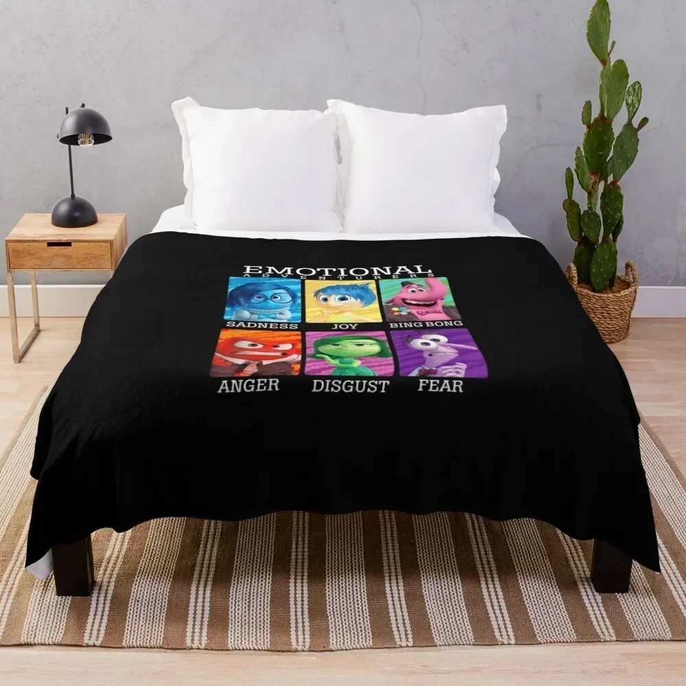 

Insside Out Throw Blanket Luxury Soft Big anime Blankets