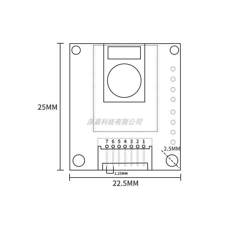 Carbon monoxide sensor UART digital output CO concentration gas detection module