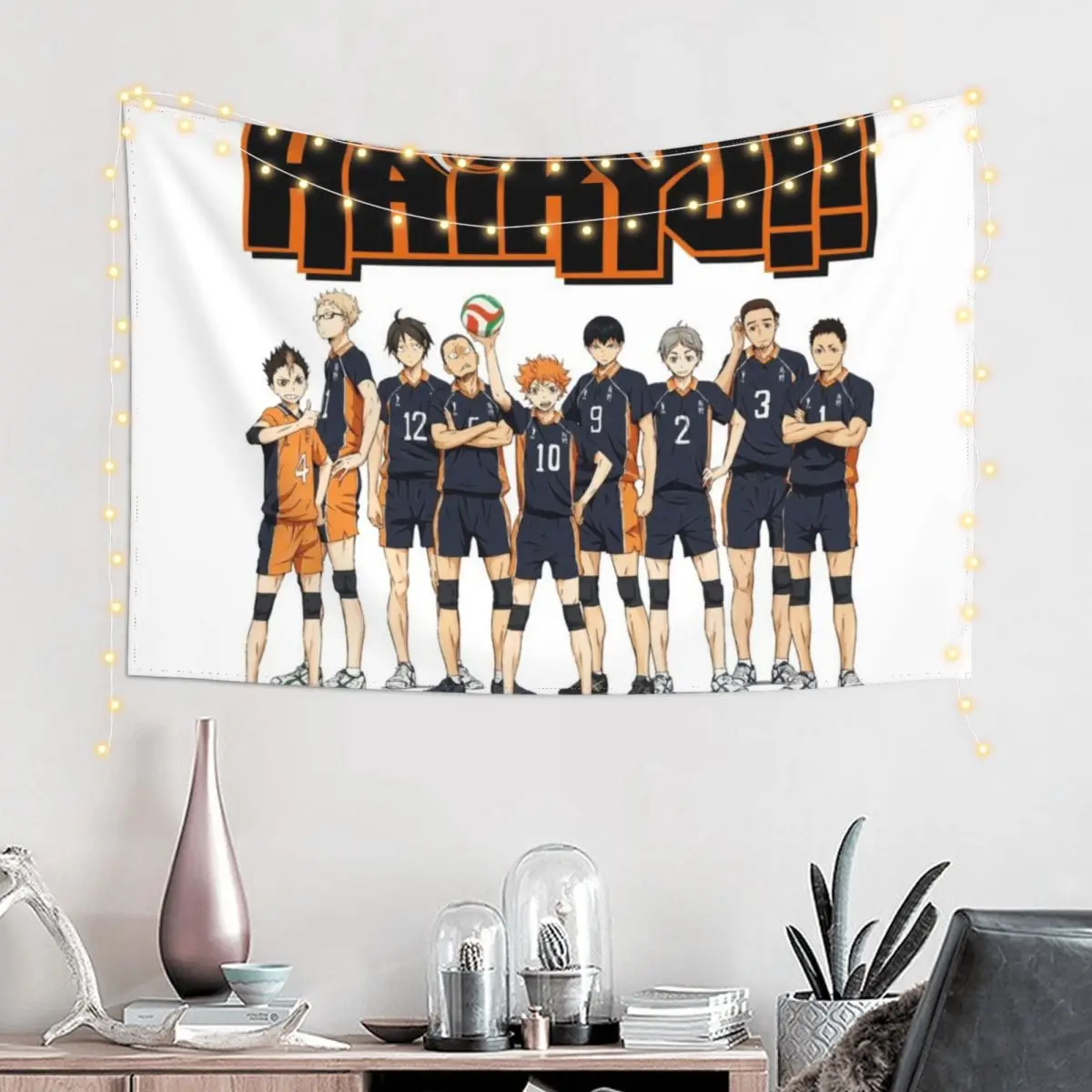 Volleyball Anime Tapestry Decoration Pictures Room Wall Home Decoration Outdoor Decoration Tapestry