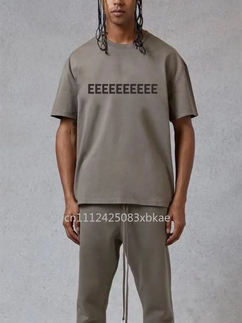 

Комплекты футболок 20SS Double Line: классический дизайн, мужские топы с резиновым логотипом, шорты с отражающими надписями, дизайнерские брендовые парные комплекты