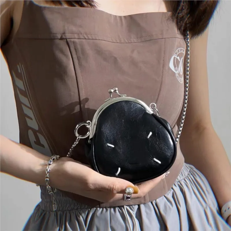 JIAERDI Mini Cute Clip Chain Shoulder Bags Women Exquisite Leather Crossbody Bag Ladies Fashion Versatile Sle Small Purse 2025