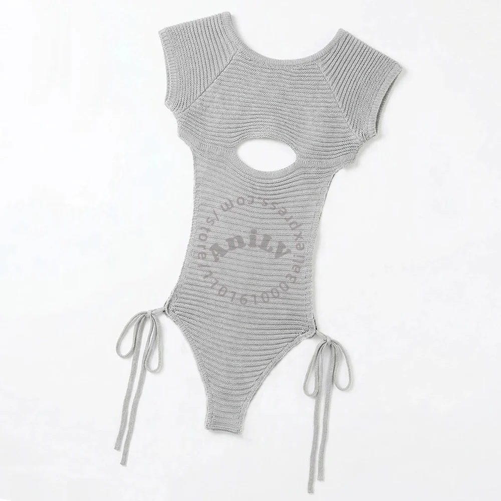 

AniLV Anime Gril Backless Sweater Bodysuit Sexy Lingerie Temptation Pajamas Erotic Outfit Cosplay Costumes