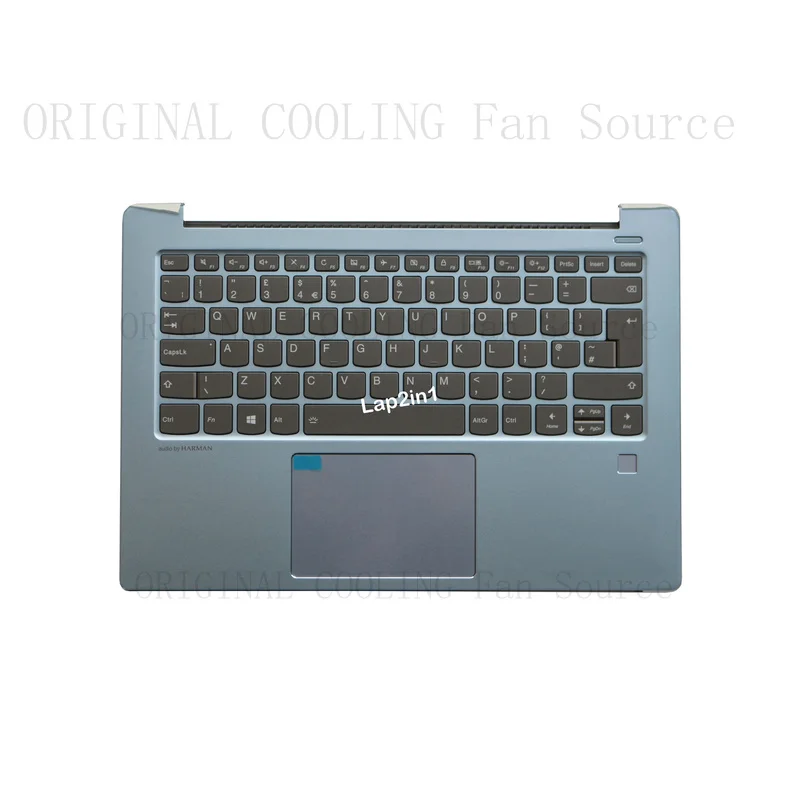 R+  New FOR Lenovo Ideapad 530S-14IKB Palmrest Cover UK Backlit Keyboard 5CB0R12053