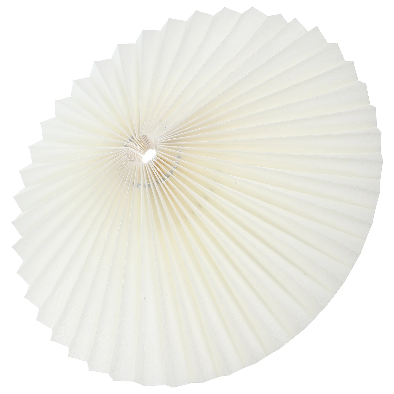 Pantalla de lámpara Empire, bombillas, pantallas de escritorio, cubiertas plisadas, tela Beige, decoración moderna