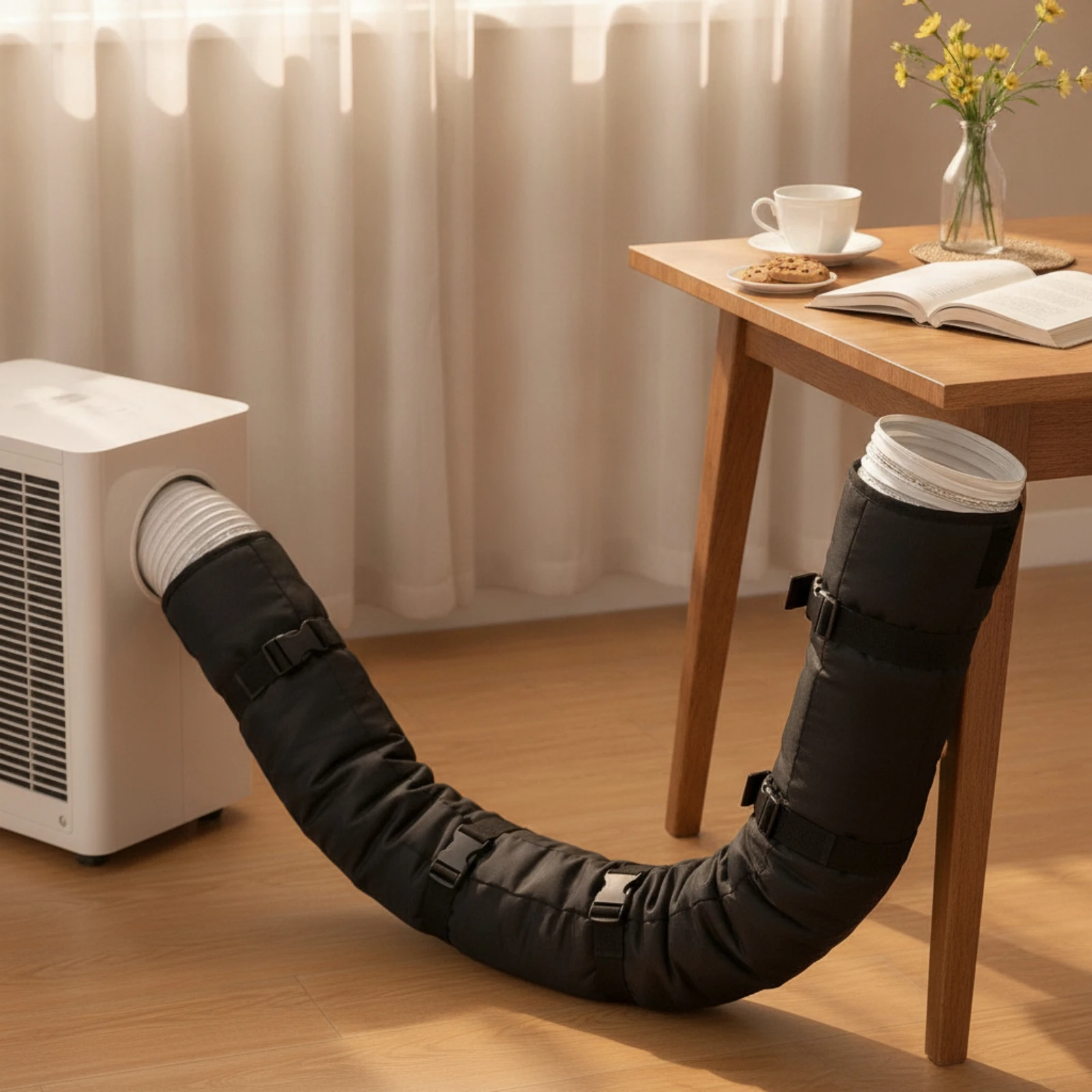 Portable Air Conditioning Hose Insulation Sleeve Waterproof Exhaust Hose Insulation Sleeve Ventilation Pipe Cover Long-Lasting