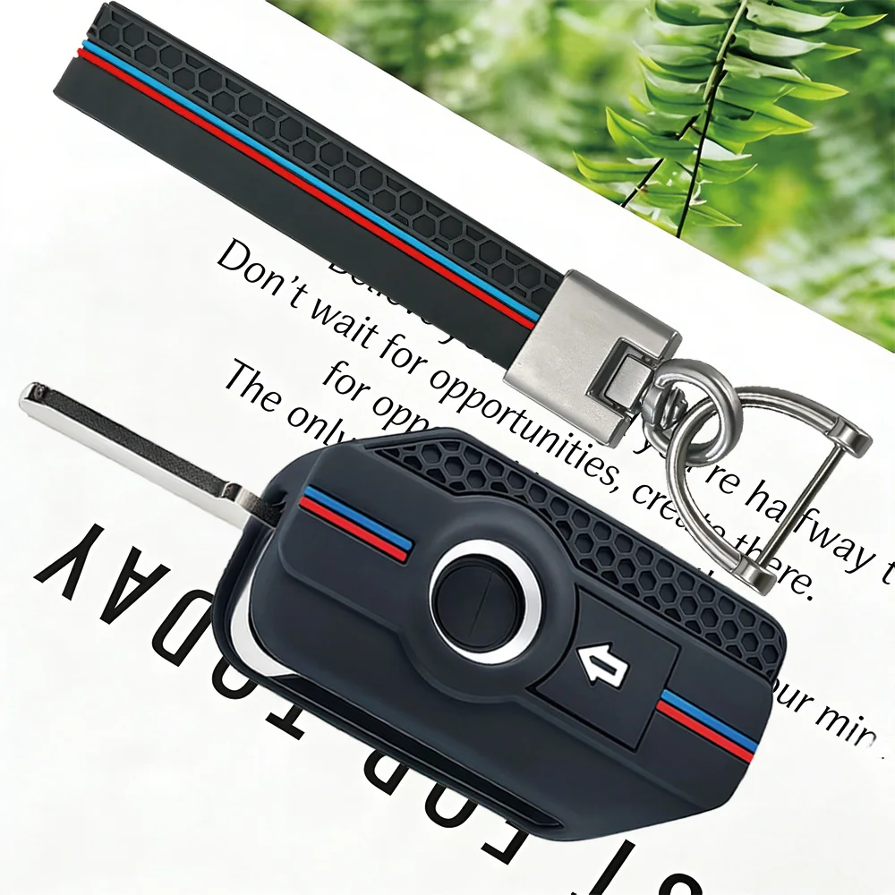 Silicone Key Case Skin Cover for BMW R1250GS R1200GS C400gt F750GS F850GS K1600B K1600GT R1200RS R1200RT F900R F900XR Motorcycle