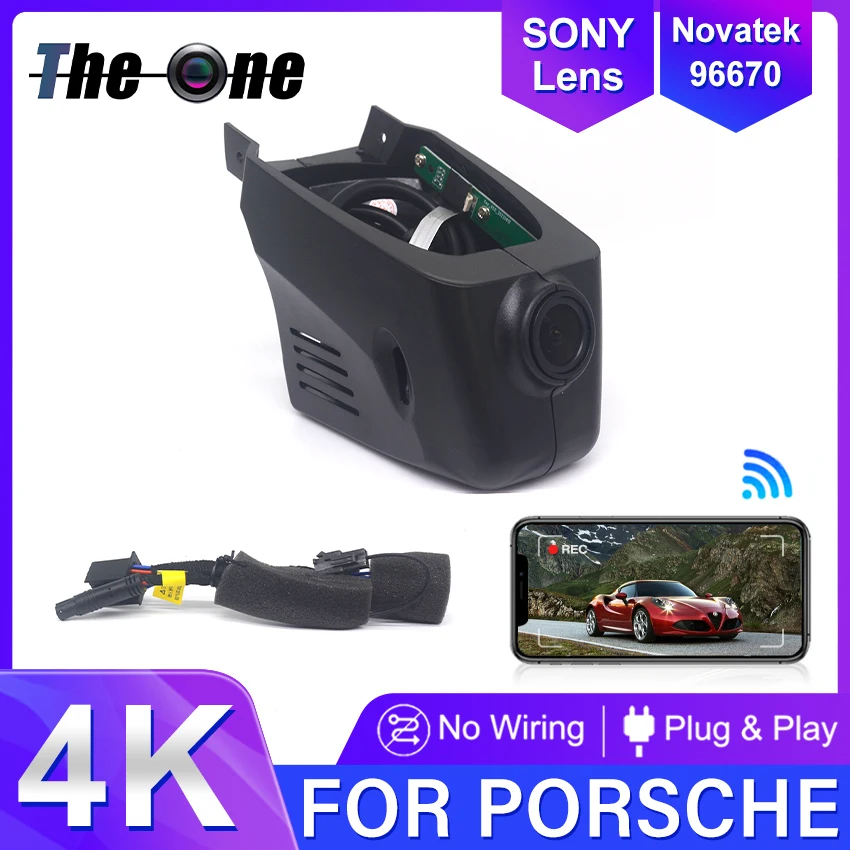 Kamera samochodowa 4K Plug and Play z łatwą instalacją i Wi-Fi do Porsche Cayenne/Macan/911/Taycan/Panamera/718 Boxster i Cayman