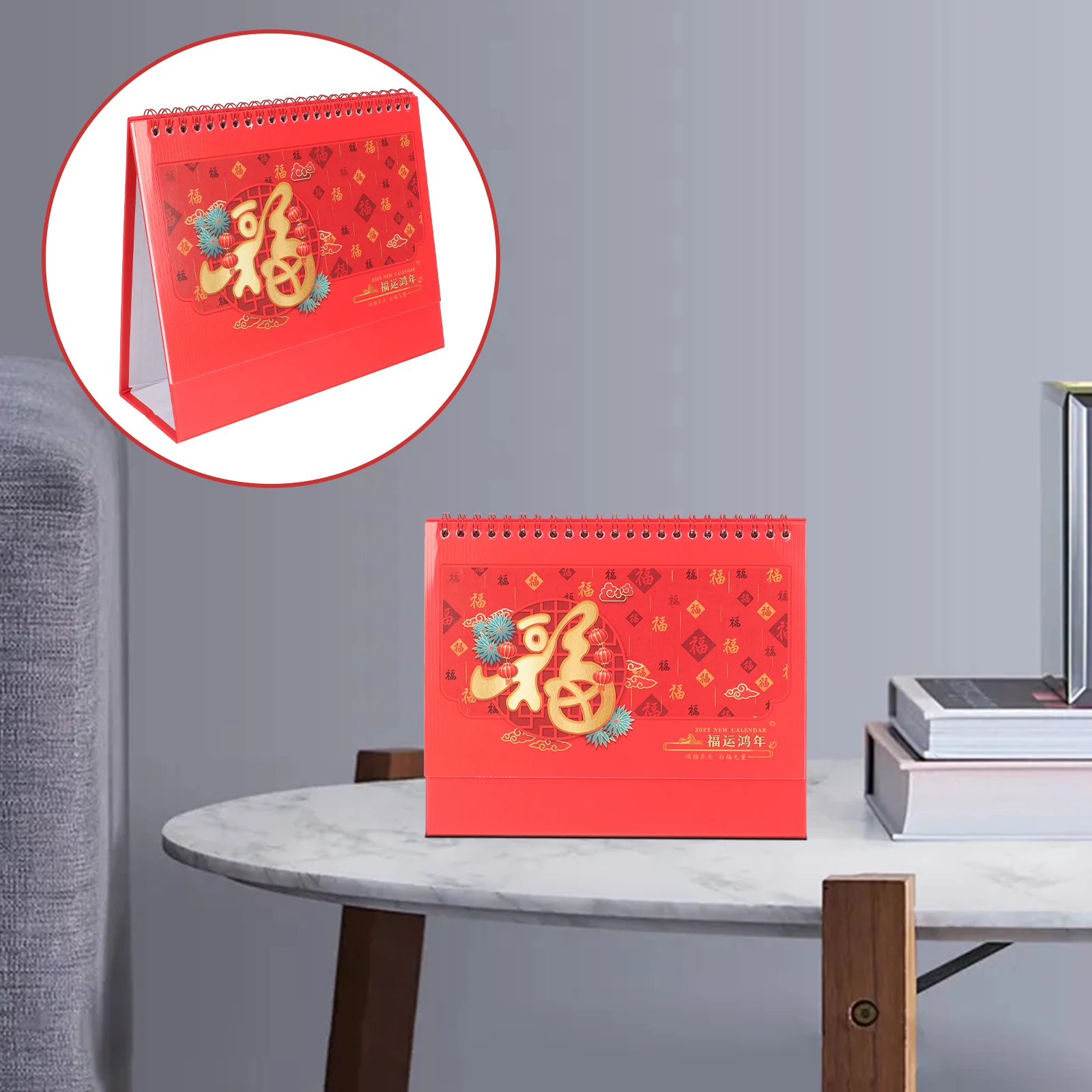 

2023 Tabletop Standing Calendar Year Of The Rabbit Smooth Writing Office Planner Calendar For Home Decor Schedule Organization