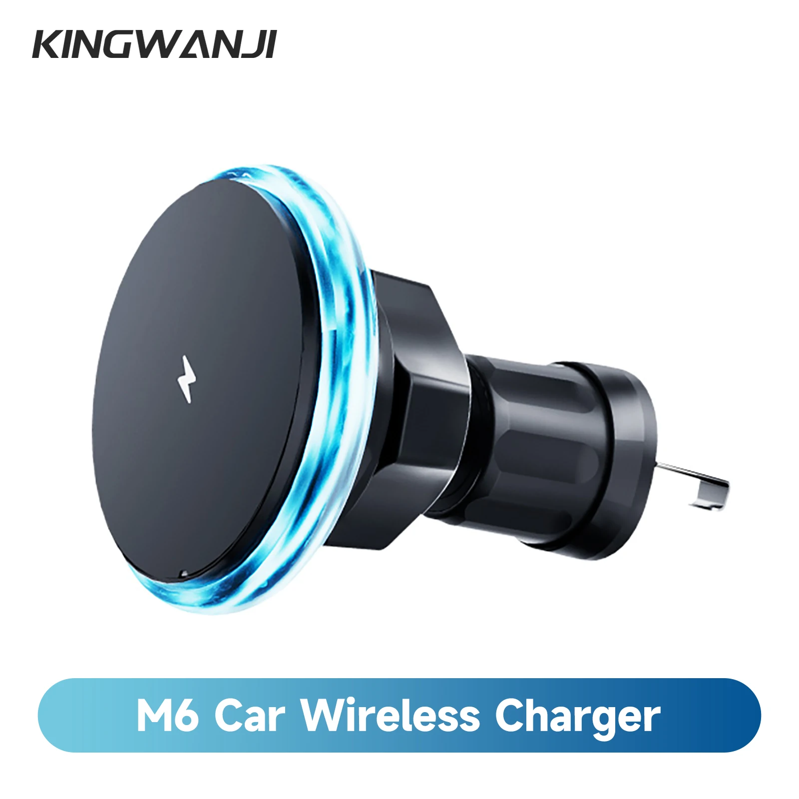 

M6 15 Вт для Magsafe Автомобильное крепление с функцией зарядки, магнитный Qi беспроводной держатель для телефона, Вентиляционная решетка для iPhone 16 15 14 13 12 серий