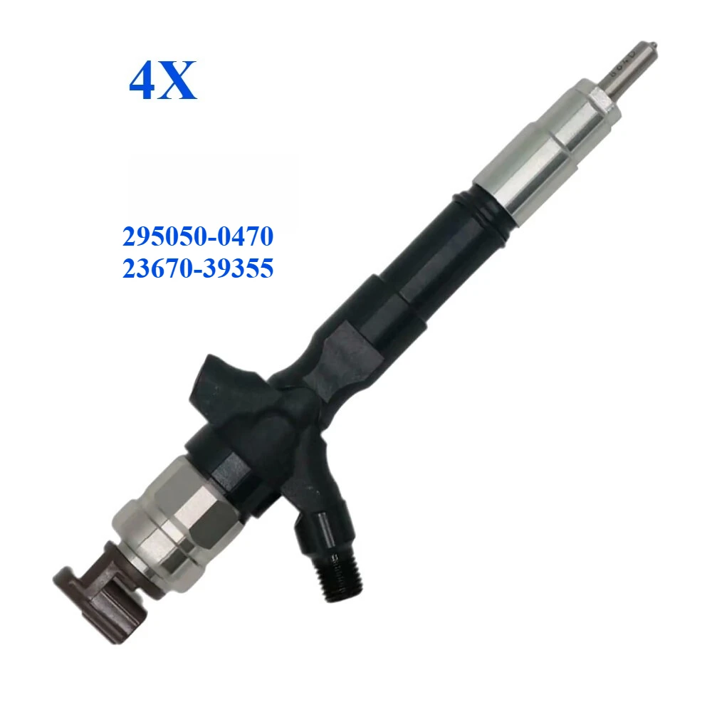 

4-Piece diesel fuel injector assembly 2950-0470 23670-39355 for Toyota Hilux Hiace-